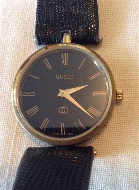 gucci watches mens ebay|vintage gucci men's watches.